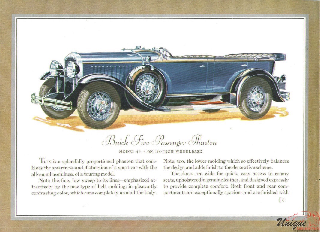 1930 Buick Brochure Page 14
